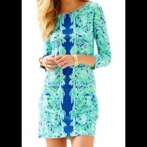 Lilly Pulitzer Marlowe Dress Poolside Blue Koala